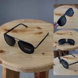 عینک آفتابی مردانه رنگ مشکی و تیتانیوم مدل RayBan