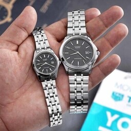 ساعت مردانه کاسیو Casio نقره ای صفحه مشکی