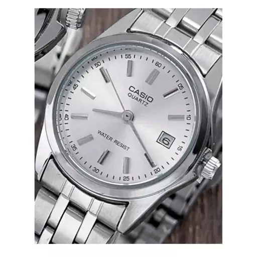 ساعت زنانه کاسیو Casio نقره ای صفحه سفید