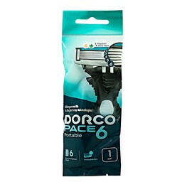 خودتراش دورکو شش لبه تکی بسته 1عددی Dorco Pace 6 