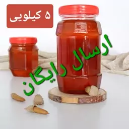 عسل طبیعی 5 کیلویی عمده کبیرکوه ایلام- همراه با برگه آزمایش