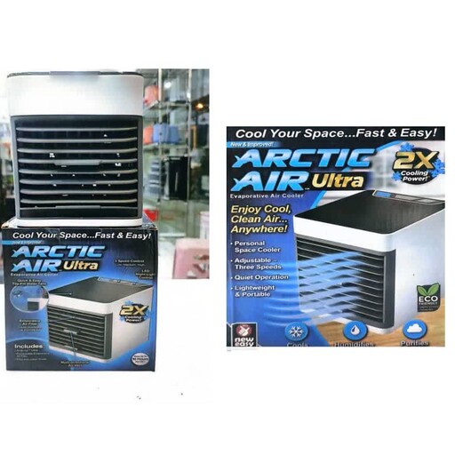 کولر آبی برقی رومیزی اورجینال برندArctic Airultar مخزن آب دار10ساعته کنترل پرتابل  