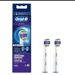 سری مسواک برقی 3d white اورال بی 2 عددی oral-b