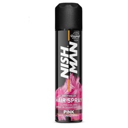 اسپری رنگ مو صورتی نیش من NISHMAN Temporary Hair Colour Spray 150 ml