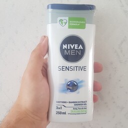 شامپو سر و بدن نیوا مدل sensitive اورجینال