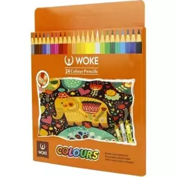 مداد رنگی 24 رنگ وک Woke  ا Woke  pieces Color Pencil