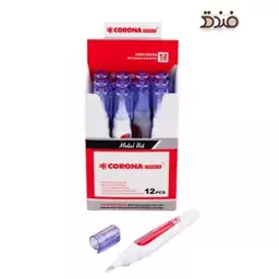 غلط گیر قلمی کرونا 7 میلی لیتر سایز بزرگ، Corona office 7ml، لاک غلطگیر، Correction Pen، 