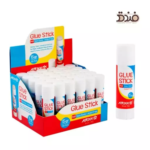 چسب ماتیکی 15 گرم از برند آریا (Arya 15 Gram)، ماتیک، Glue Stick