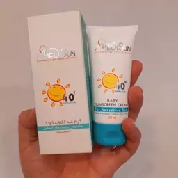 کرم ضد آفتاب SPF40 مدیسان مناسب کودکان 50 میلی لیتر بی رنگ