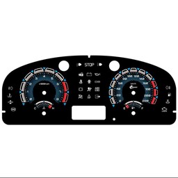 صفحه کیلومتر  پژو داشبورد جدید مدل زنبوری (220تایی) رنگ آبی
