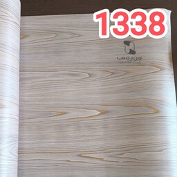 برچسب کابینت طرح چوب کرم طوسی برجسته ضخیم کد 1338