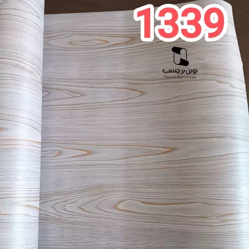 برچسب کابینت طرح چوب برجسته طوسی و بنفش بافت درشت ضخیم کد 1339