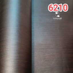 برچسب کابینت طرح چوب برجسته قهوه ای ونگه ضخیم کد 6210