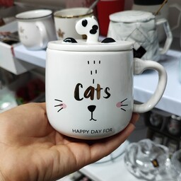 ماگ سرامیکی مدل Cats گربه