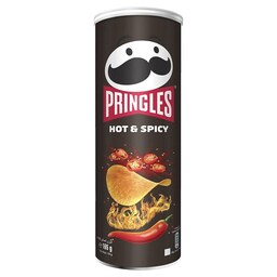 چیپس پرینگلز مشکی با طعم تند و آتشین 165 گرمی pringles