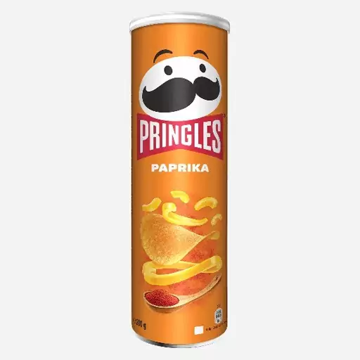 چیپس پرینگلز نارنجی با طعم پاپریکا 165 گرمی pringles