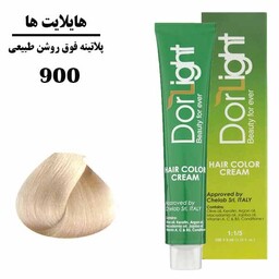 رنگ موی دورلایت پلاتینه فوق روشن طبیعی 900