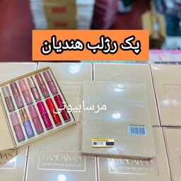  پک رژ لب مایع 12 تایی هندیان 10 رژلب مات و 2 رژلب شاین 