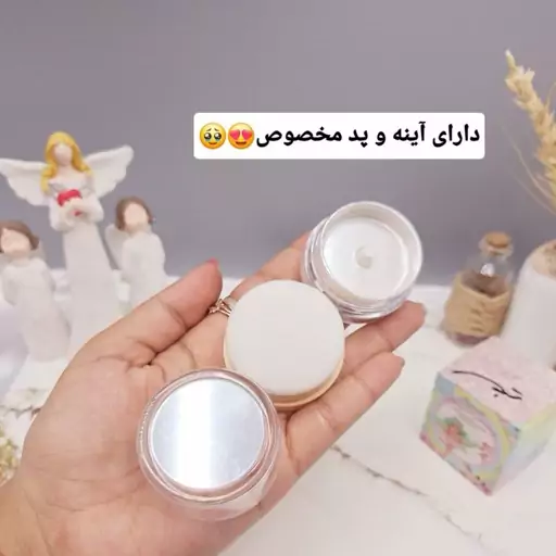 هایلایتر پد دار شاین ریز رنگ مسی مناسب کل بدن طرح پری برند POWDER