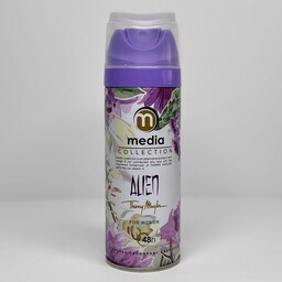 اسپری بدن زنانه Alien حجم 200میل مدیا  الین 200ml