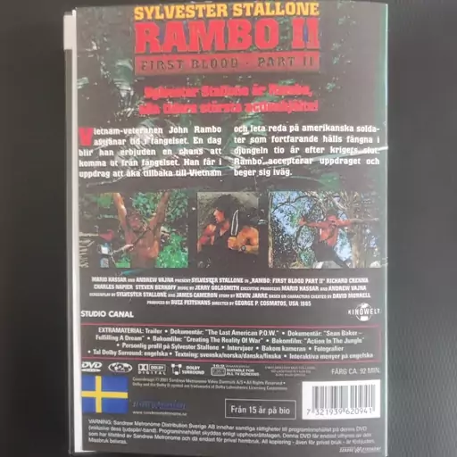 فیلم سینمایی RAMBO 2 DVD