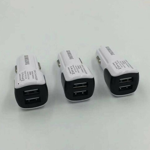 شارژر فندکی  سامسونگ مدل SX925U دو پورت  usb کیفیت عالی  مشکی و سفید قیمت  مناسب