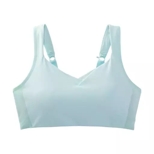 نیم تنه ورزشی زنانه بروکس مدل Brooks Convertible Sports Bra آبی یخی