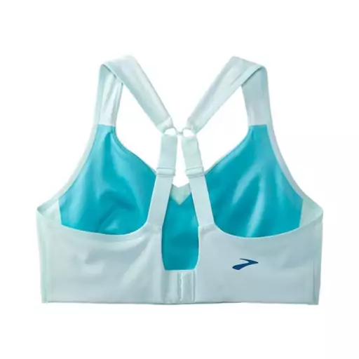 نیم تنه ورزشی زنانه بروکس مدل Brooks Convertible Sports Bra آبی یخی