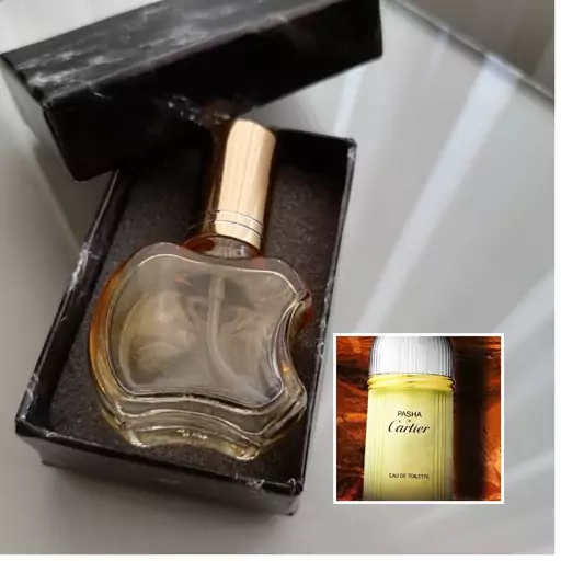 عطر کارتیر پاشا مردانه درجه یک 10 گرمی همراه با شیشه آنتیک و جعبه هدیه 