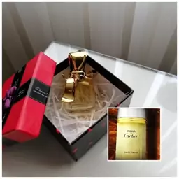 عطر کارتیر پاشا مردانه درجه یک 15 گرمی همراه با شیشه آنتیک و جعبه هدیه 