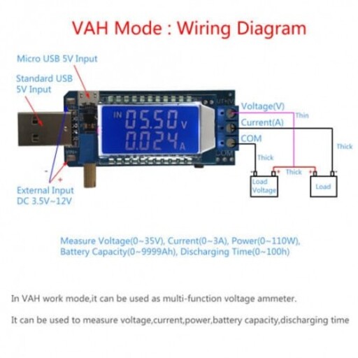 ماژول مبدل DC-DC کاهنده و افزاینده با ورودی USB مدل XY-LUP