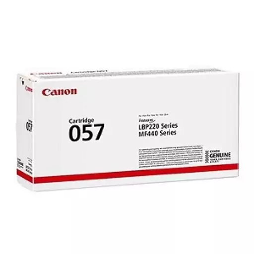 کارتریج تونر لیزری مشکی کانن CANON 057 (با ضمانت و گارانتی )