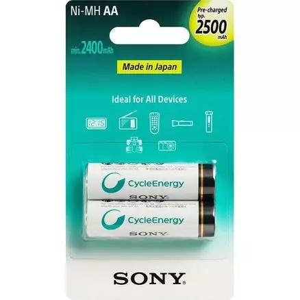 باتری سونی قابل شارژ AA بسته 2 عددی sony original اصل