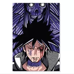 تابلو. شاسی طرح انیمه ناروتو اوچیها ساسکه Naruto Uchiha Sasuke مدل M0598