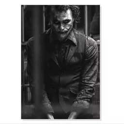 تابلو. شاسی طرح فیلم بتمن شوالیه تاریکی جوکر Dark Knight Joker مدل M0485