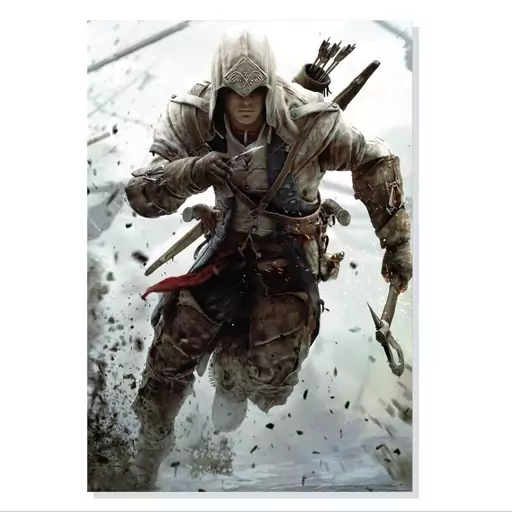 تابلو. شاسی طرح گیمینگ کیش قاتل Assassins Creed مدل M0115