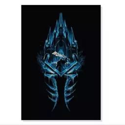 تابلو. شاسی طرح گیم وارکرفت پادشاه لیچ Warcraft Lich King مدل M0572