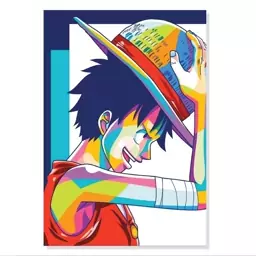 تابلو. شاسی طرح انیمه وان پیس One Piece Luffy مدل M0366