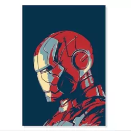 تابلو. شاسی طرح فیلم مرد آهنی Iron Man Marvel مدل M0345