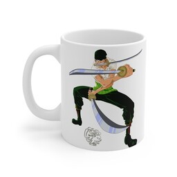 ماگ طرح انیمه وان پیس رورونوا زورو One Piece Anime Roronoa Zoro مدل NM0055