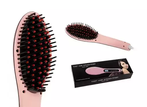 برس حرارتی فست هیر مدل HQT-906 ا HQT-906 Hair Straightner brush