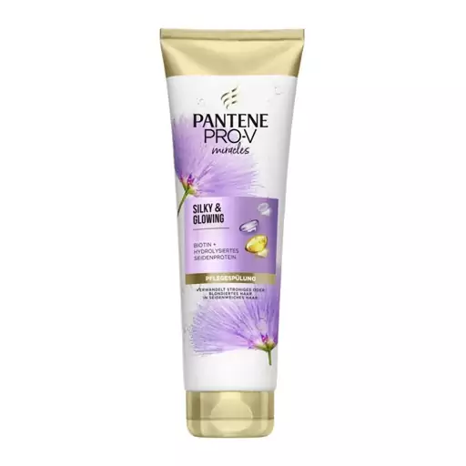 ماسک مو نرم کننده مدل SILKY & GLOWING برند پنتن | PANTENE