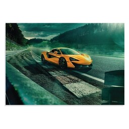 تابلو شاسی طرح ماشین مکلارن - Mclaren 570s 2018 مدل NV0679