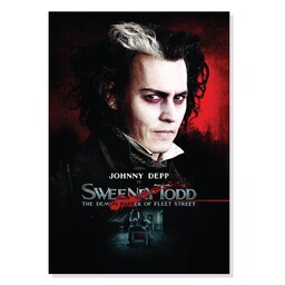 تابلو شاسی طرح فیلم سینمایی سویینی تاد جانی دپ Sweeny Todd Johnny Depp مدل M0195