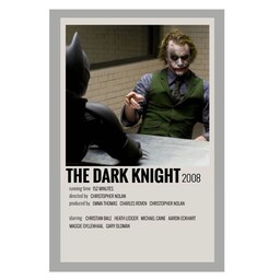 پوستر مدل فیلم the dark knight طرح جوکر کد 471