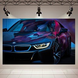 تابلو شاسی طرح ماشین مدل BMW i8 کد AR1200