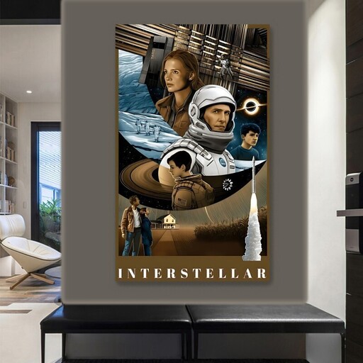 تابلو شاسی مدل فیلم و سریال طرح INTERSTELLAR اینتراستلار کد 11