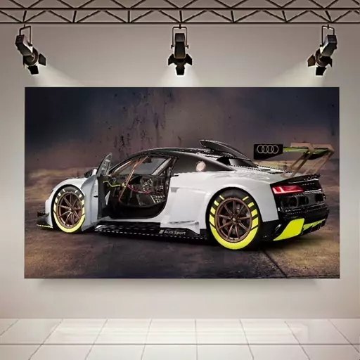 تابلو شاسی طرح ماشین مدل Audi R8 LMS GT2 کد AR1065