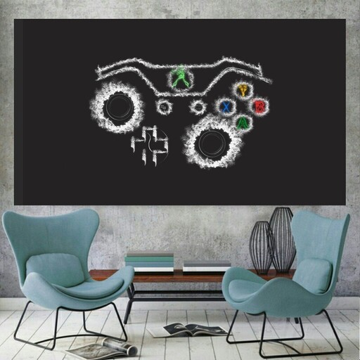 تابلو شاسی طرح کنسول بازی مدل Xbox Controller Art کد AR1227