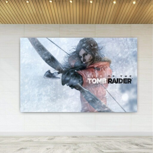 پوستر دیواری طرح گیم Tomb raider مدل SDP1500